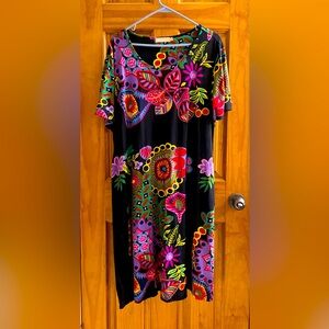 LA C’era Floral Casual Dress Sz 1X
